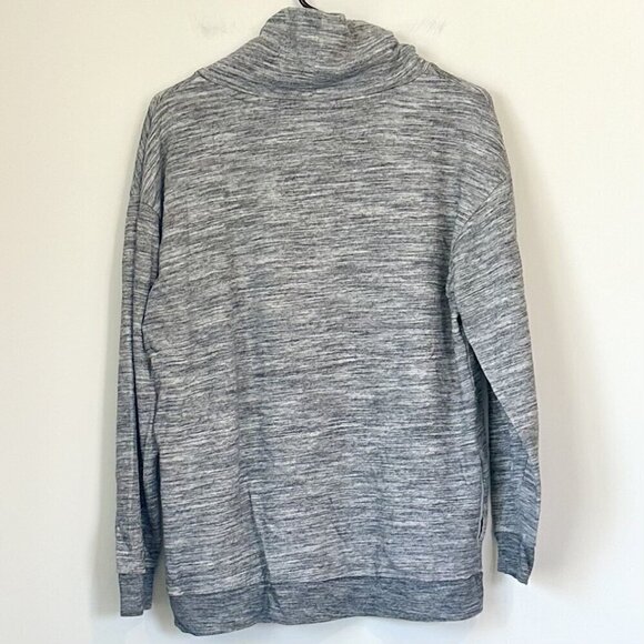 Victoria's Secret PINK Gray Logo Cowl Neck Sweatshirt - Medium - Picture 6 of 6